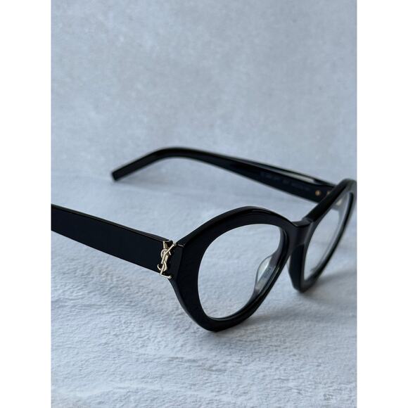 NEW Saint Laurent SLM60 Cat Eye Optical Frames in Black main image 5